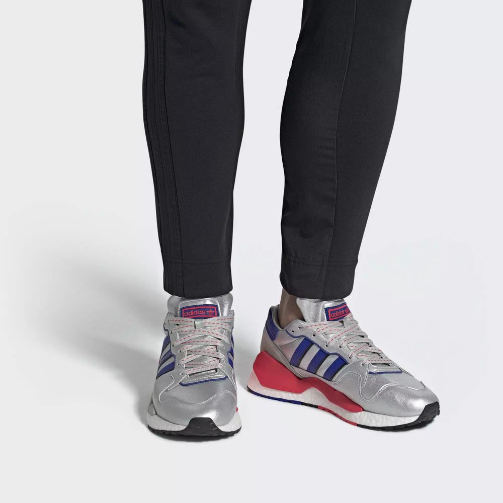 Adidas ZX 930 x EQT Tenis Plateados Para Hombre (MX-72964)